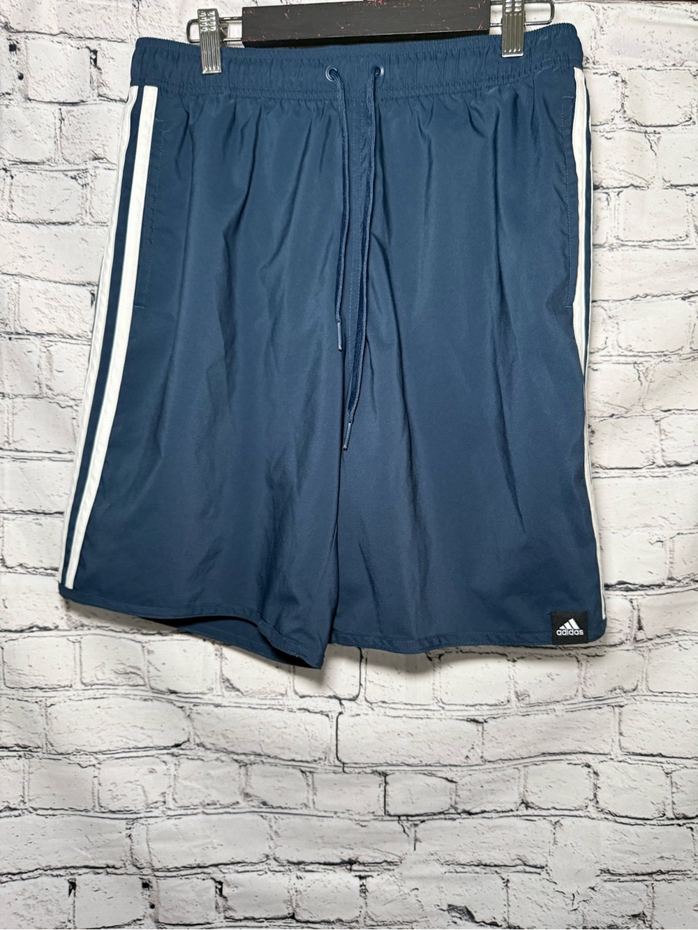 Adidas navy shorts. Size M